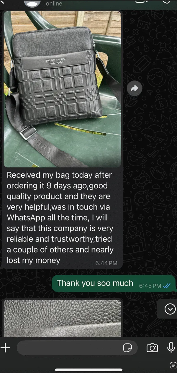 WhatsApp customer service