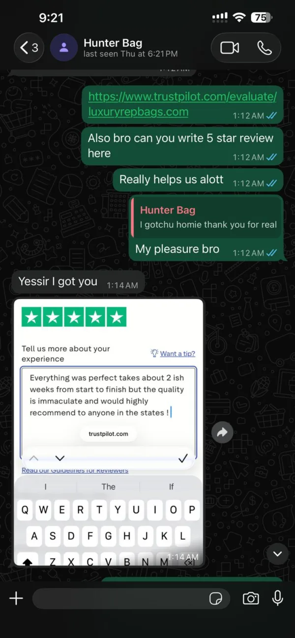 WhatsApp customer service