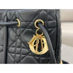 Black Cannage Bucket Bag