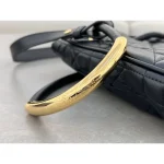 Black Cannage Bucket Bag