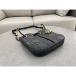 Black Cannage Bucket Bag