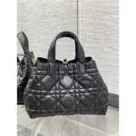 Black Cannage Large Tote