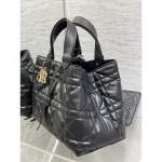 Black Cannage Large Tote
