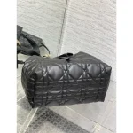 Black Cannage Large Tote