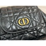Black Cannage Quilted Backpack