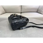Black Cannage Quilted Backpack
