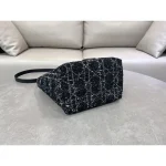Black Cannage Shopping Tote