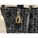 Black Cannage Shopping Tote