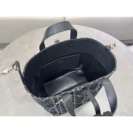 Black Cannage Shopping Tote