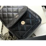 Black Caviar Quilted Backpack