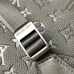Black Embossed Men’s Backpack