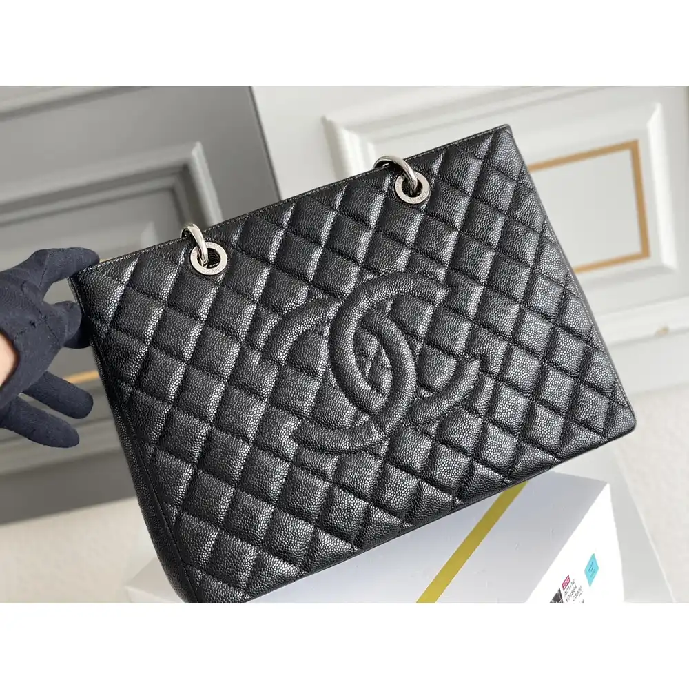 Black Grand Shopping Tote