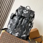 Black-Grey Pixel Camo Backpack