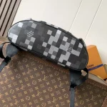Black-Grey Pixel Camo Backpack