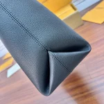 Black Leather Large Tote