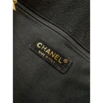 Black Quilted Chain Hobo Bag