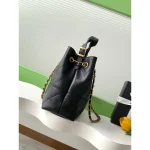 Black Quilted Chain Shoulder Bag