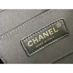 Black Quilted Twin-Pocket Backpack