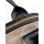 Black Quilted Vanity Case Bag