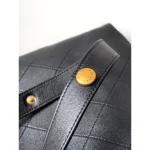 Black Studded Chain Bucket Bag