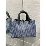 Blue Oblique Monogram Tote with Pouch