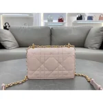 Blush Cannage Caro Flap Bag