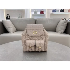 Blush Cannage Quilted Backpack