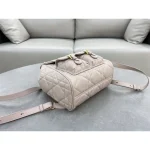 Blush Cannage Quilted Backpack