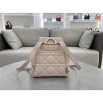 Blush Cannage Quilted Backpack