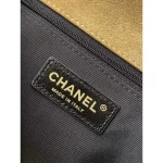 Camel and Black Two-Tone Top-Handle Flap Bag