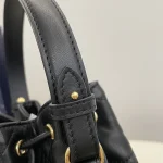 Cannage-Bucket-Bag-Black