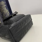 Cannage-Bucket-Bag-Black
