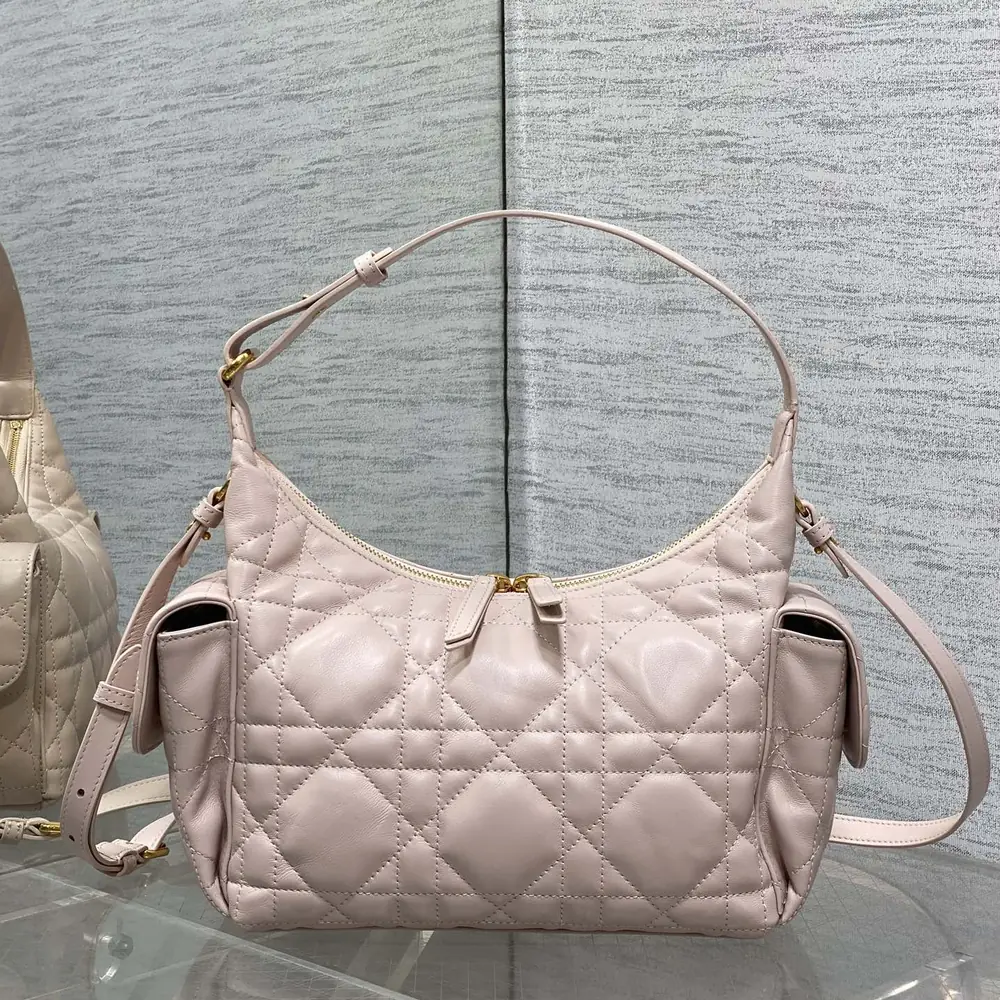 Cannage-Hobo-Pink