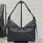 Cannage-Leather-Hobo-Black
