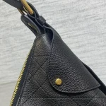 Cannage-Leather-Hobo-Black