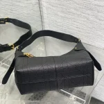 Cannage-Leather-Hobo-Black