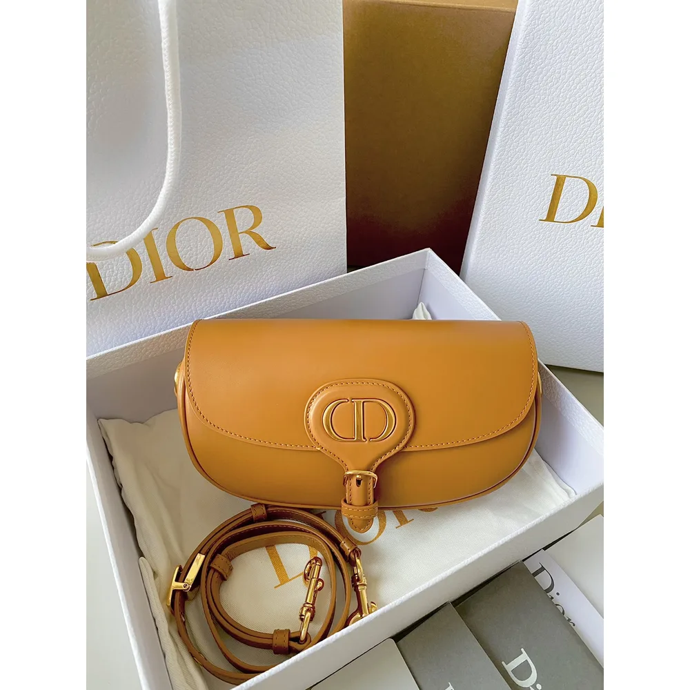 Caramel Half-Moon CD Flap Bag