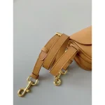 Caramel Half-Moon CD Flap Bag