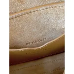 Caramel Half-Moon CD Flap Bag