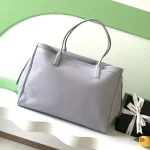 Caviar-Top-Handle-Bag-Grey