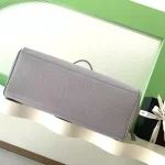 Caviar-Top-Handle-Bag-Grey