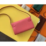 Coral Slim Wallet on Strap
