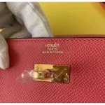 Coral Slim Wallet on Strap