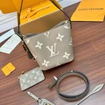 Cream Print Flap Crossbody