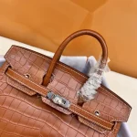 Crocodile-Birkin-Cognac