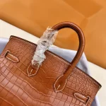 Crocodile-Birkin-Cognac