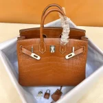 Crocodile-Birkin-Cognac