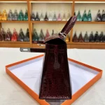 Crocodile-Kelly-Bordeaux