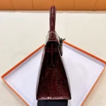 Crocodile-Kelly-Bordeaux