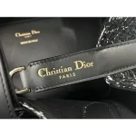 Dark Tweed Cannage Tote